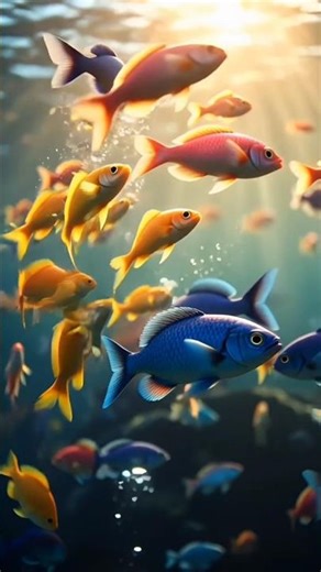 Beautiful Underwater Fish World 🐟 | Relaxing Ocean Scene | Colorful Fish Swimming HD