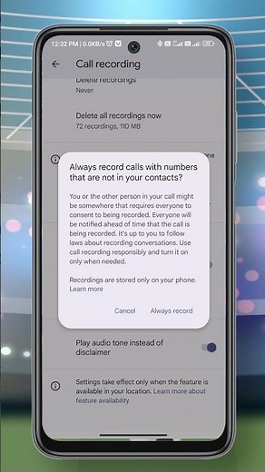 How to Auto Call Recording in Redmi 9 Power | Redmi 9 Power Auto Call Recording Setting#shorts