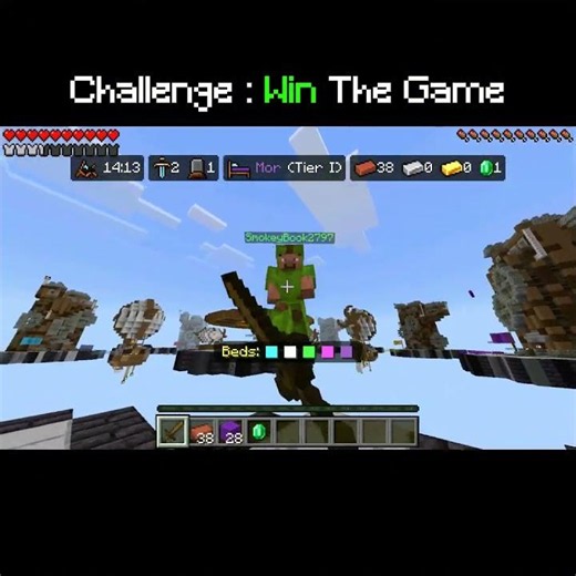 Minecraft Bedrock Bedwars Gameplay