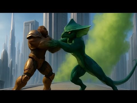 Nova Guard vs Alien Reptilian | Animated short film