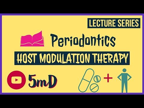 HMT - HOST MODULATION THERAPY - PERIODONTICS - easy notes - 5 min Dentistry