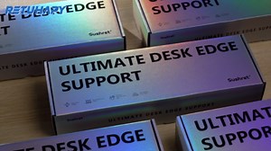 L-Shaped Desk Edge Cushion, 2 PCS Elbow Rest for Desk with Ergonomic Support, Memory Foam Elbow Pad & Arm Rest for Palm, Wrist & Forearm, Non-Slip & Separate Design, Office & Home, Black