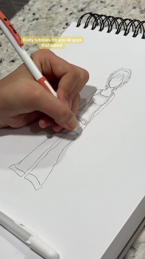 Body tut😍#foryoupage #trending #tiktok #viralvideo #foryou #video #drawing #tutorial #art