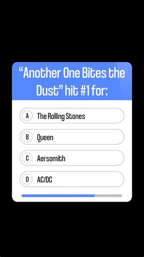 “Another One Bites the Dust” hit #1 for: