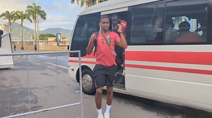The Trinidad and Tobago Team has arrived at the Hasely Crawford Stadium for tonight's World Cup Qualifier against Grenada | Trinidad & Tobago Football Association