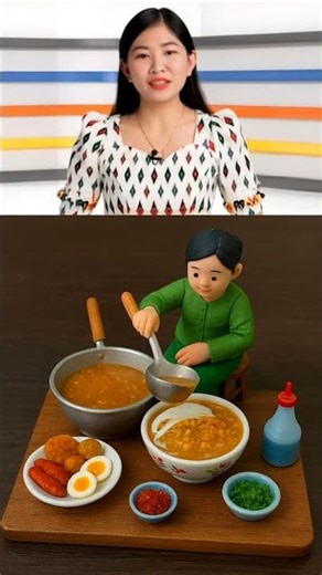 Mohinga (မုန့်ဟင်းခါး) (Burmese Rice Noodles), Myanmar