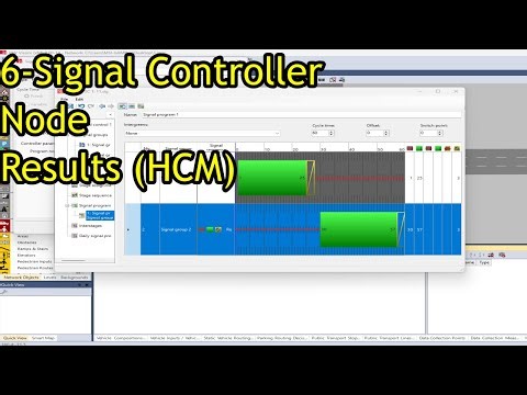 Vissim Tutorial for Beginners I Part 6 I Signal Controller Node Evaluation Results