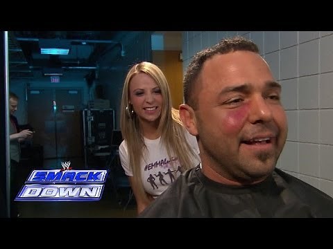 Emma sneaks up on a flustered Santino: SmackDown, March 21, 2014