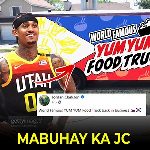 295K views · 10K reactions | Jordan Clarkson TINULUNGAN at PINAGANDA ang Food Truck ng Kababayan sa Amerika. Nikola Jokic KAMOT ULO ng matalo sa Game 2. LeBron magbabalik Jersey #6. | The Scoreboard | Facebook