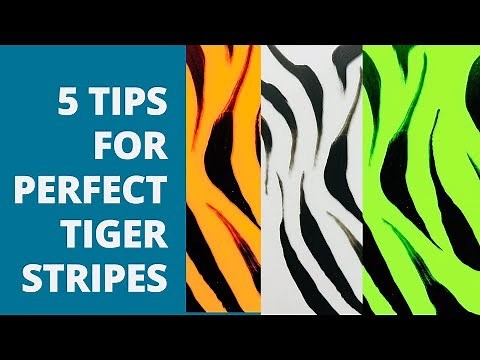 5 Techniques for Perfect Tiger Stripes - Free Face Painting Course Online