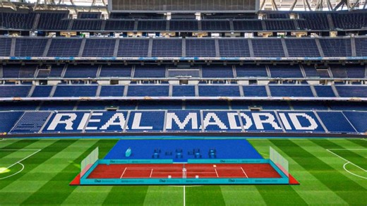 Clay tennis court to be built inside iconic Real Madrid stadium for Madrid Open!