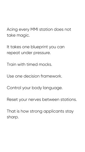 How to Ace the Multiple Mini Interview (MMI): Proven Strategies That Work