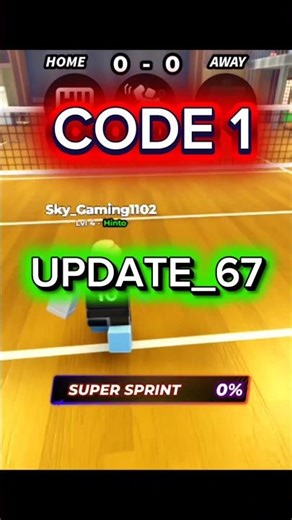 ALL WORKING UPDATE 67 CODES FOR VOLLEYBALL LEGENDS IN 2026 #volleyballlegendscodes