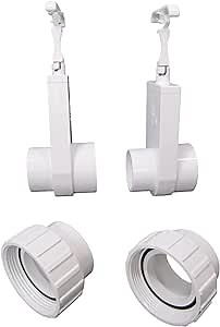 Set of 2 Hot Tub Spa Gate Slice Valve 2" Street X Slip Pump Union Video How to
