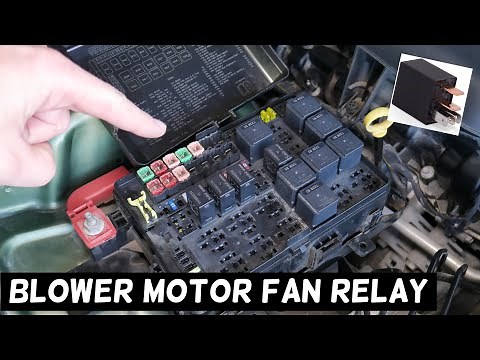 CHRYSLER 300 HEATER BLOWER MOTOR FAN RELAY LOCATION REPLACEMENT, BLOWER MOTOR FAN NOT WORKING