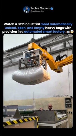 Inside a Fully Automated Robot That Unloads, Cuts & Empties Heavy Bags Without Human Help 🤖📦⚙️