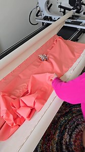 "Do you have a ruler plate on your machine?" Yes! And honestly, this might be one of the only things I’m the quilt police about. If you look at my machine up there on the screen, you’ll see my Gammill ruler base—the OG version I’ve had for 18 years, and it’s still going strong! When it comes to ruler quilting, having the right tools isn’t optional—it’s essential. Trying to quilt without a ruler base can damage your quilt, your machine, and even yourself. And please, don’t try using a rotary rule