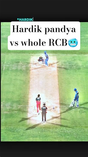 Hardik Pandya 🔥 Brutal Six vs RCB | MI vs RCB IPL