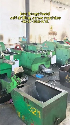 #8 #10 #12 hex flange head self drilling drilling screw making machine manufacturer.