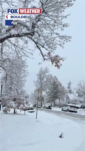The winter weather is in full force across Boulder, Colorado, today, as fluffy snow blankets neighborhoods across the region. #Colorado #bouldercolorado #winterwonderland #winter #snow #FoxWeather | FOX Weather