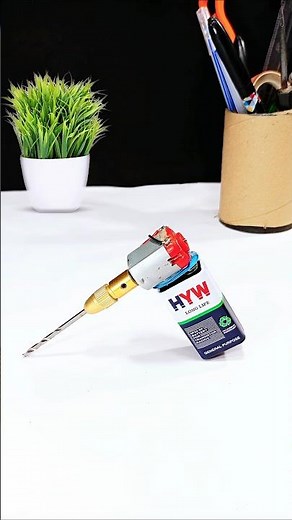 World's Smallest Mini Drill - Built with DC Motors