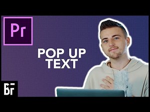 Pop In Text - Text Animation Premiere Pro