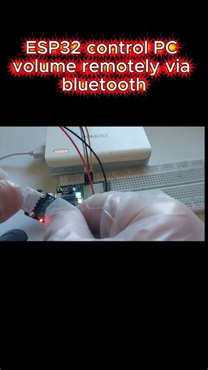 ESP32 control your PC volume remotely via bluetooth.