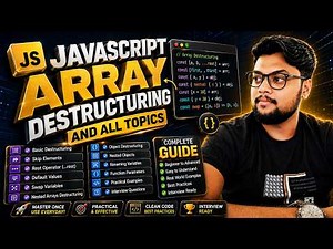 JavaScript Array Destructuring Explained | Extract Array Values Like a Pro