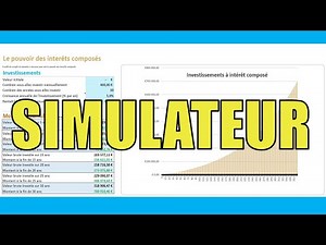 SIMULATEUR d'investissement en BOURSE | (Bonus: fichier modifiable)