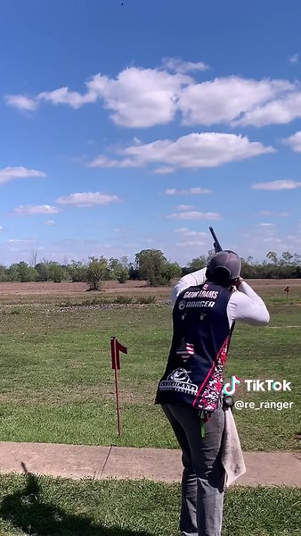 Practice doesn't make perfect, but it does make improvements. ? @gator.adams_shooting #RangerEyewear #TeamRanger #ClayShoot #ClayShooting #ShotgunShooting