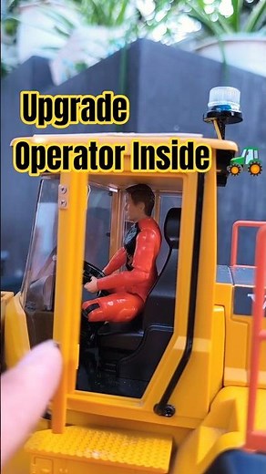 Volvo E592 RC Wheel Loader Upgrade with Real Operator Inside | Realistic Test Drive