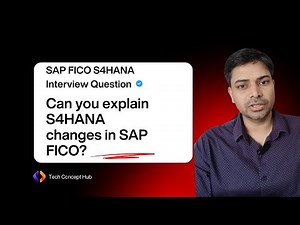 SAP FICO S4HANA Interview Preparation | Major Changes from SAP ECC Explained
