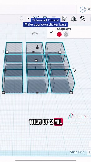Crea tu propia base de clicker en Tinkercad