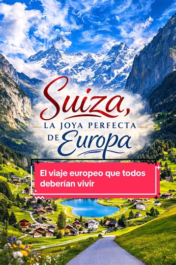 ✨ Un rincón mágico de Europa te espera ✨ Paisajes que parecen sacados de un cuento, montañas cubiertas de nieve, lagos cristalinos y encantadores pueblos alpinos hacen de este destino uno de los lugares más impresionantes del mundo. Viajar aquí es vivir una experiencia única: recorrer trenes panorámicos entre montañas, descubrir ciudades llenas de historia y disfrutar de la tranquilidad de sus paisajes naturales. Con Recorridos Mágicos podemos ayudarte a convertir este sueño en realidad. Diseñam