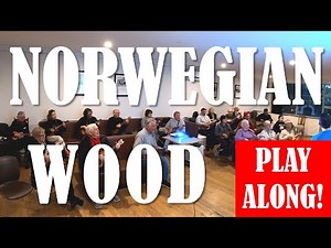 Norwegian Wood - The Beatles - Ukulele Play Along (6 chords D C Dm G Em A) - capo 2