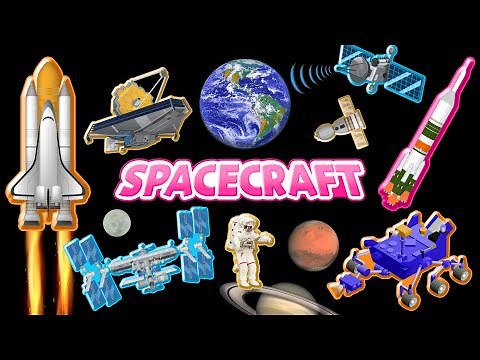 Let's Learn SPACE VEHICLES Name | Spacecraft | We're going on a rocket ship🚀 | Kids' Picture Show