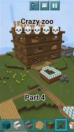 crazy zoo in Minecraft 😈😈😈#shortvideo #shortsfeed #shorts #minecraft