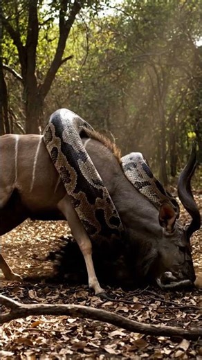 Python vs Deer | Crushing Constriction at the Forest Edge