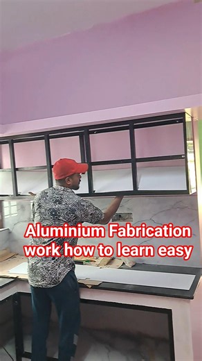 how to learn aluminium Fabrication work easily #work #carpentry #fabrication #metalfabrication