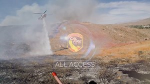CAL FIRE helicopters don’t just drop water. They also deliver a crew of nine to combat the fire. Here is a look at what happens when those firefighters hit the ground. #firefighter #Helitack | CAL FIRE