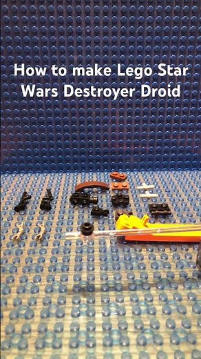 Lego Star Wars destroyer droid tutorial