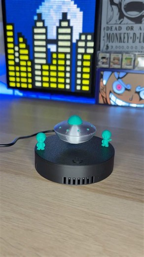 Levitating ufo 🛸 👽 #3dprinting #alien #ufo