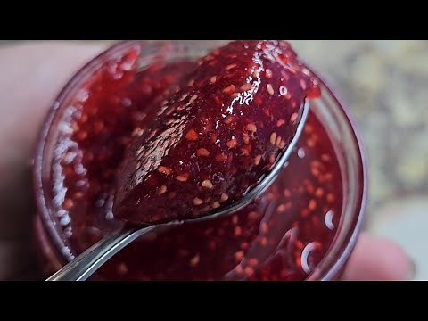 Густой сырой малиновый джем, получится у каждого, если знать некоторые секретики)