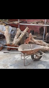 Large Table Made from Hollowed out Logs & 100 Year Old Tree Trunks // Amazing Woodworking Creativity | Fun 61