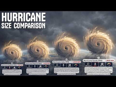 Hurricane Size Comparison