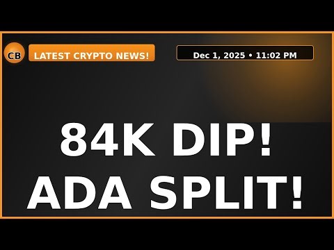 $84K Bitcoin Dip & Cardano Split?! SEC's Apple Bet