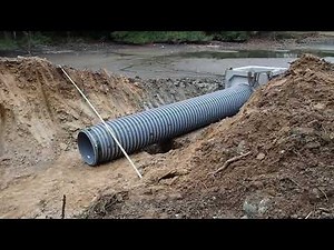 Installing The New Overflow On The Failing City Pond