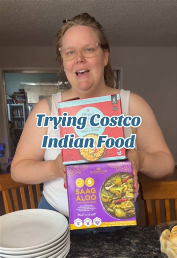 Our Costco is loaded with south asian convenience foods. sukkhi’s curries, big blocks of paneer, chickpea pinches, lentils, grains, etc and around Diwali you can find a few desserts too. Now we need to try making saag aloo at home! #indianfood #costco #costcofinds @hectorathome