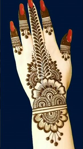 Modern Simple Mehndi Design for Beginners | Easy Step by Step Guide