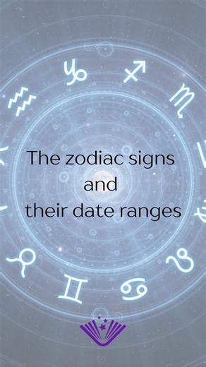 The full list of star signs and their date ranges! #astrology #starsigns #zodiacsigns #zodiac | Psychic Pages